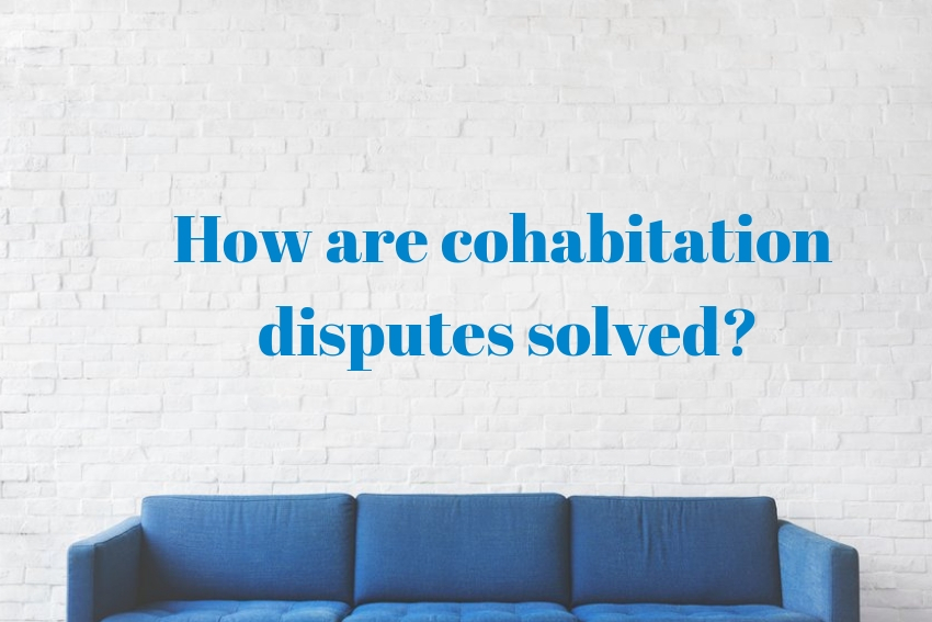 How are cohabitation disputes solved